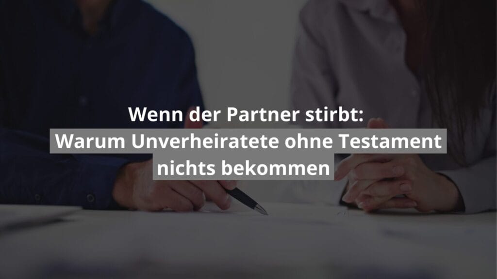 Diskussion über Erbschaft ohne Testament.